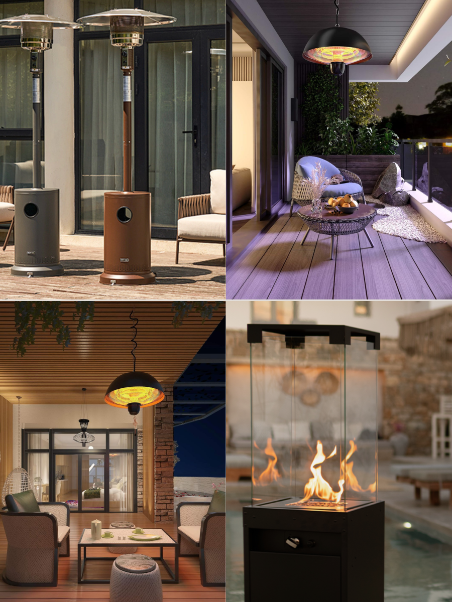 Amazing outdoor heater ideas to enjoy cooler weather in your patio or garden
